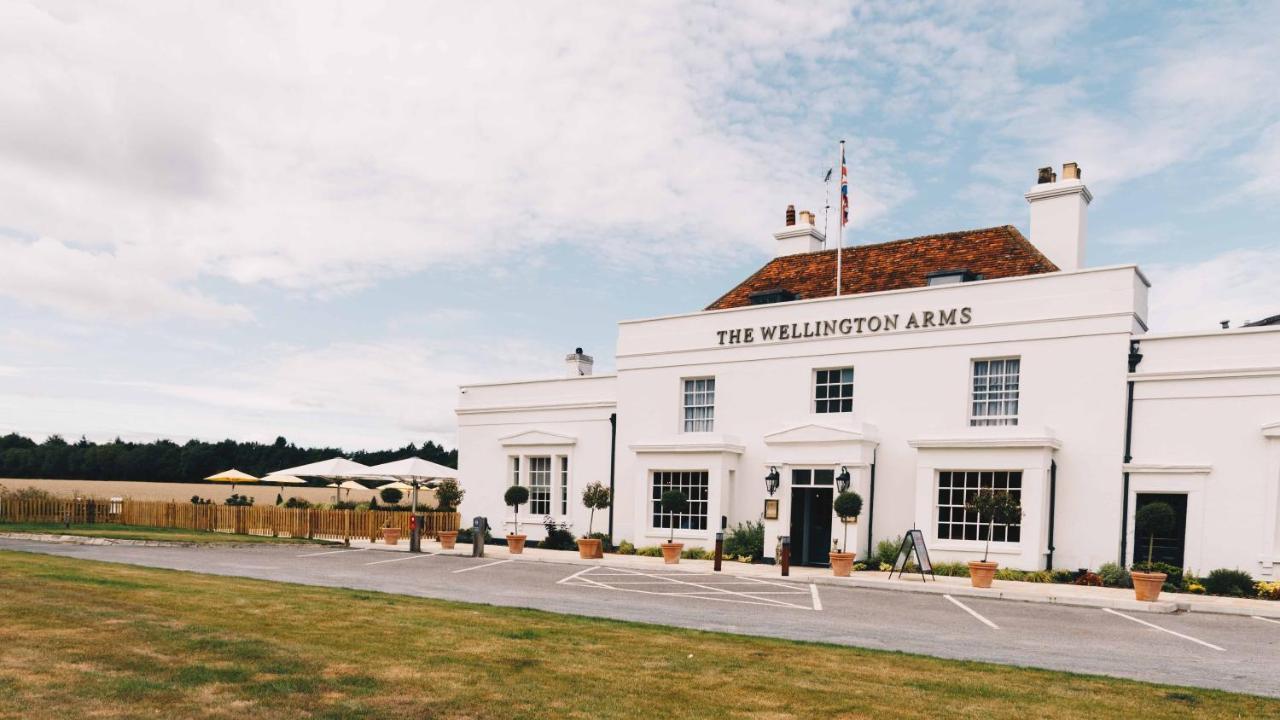 The Wellington Arms - Basingstoke-Reading Hotel Heckfield Bagian luar foto